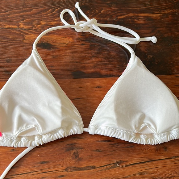 Victoria's Secret sequin rainbow chevron bikini top size Small - Picture 7 of 7